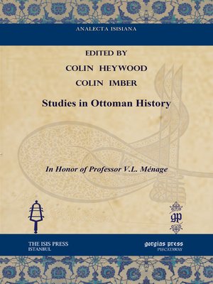 cover image of Studies in Ottoman History
